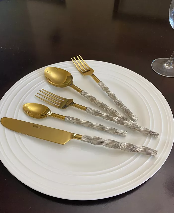Vibhsa 5 Piece Flatware Set - Mycitystee