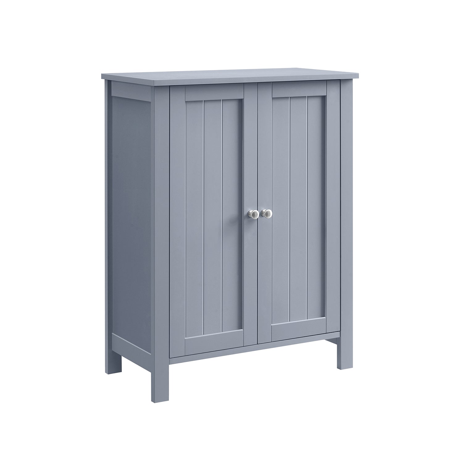 VASAGLE Bathroom Floor Storage Cabinet Mystic Gray - Mycitystee
