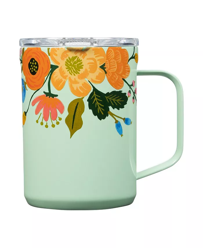 Corkcicle 16 oz Rifle Paper Co. Lively Floral Coffee Mug - Mycitystee