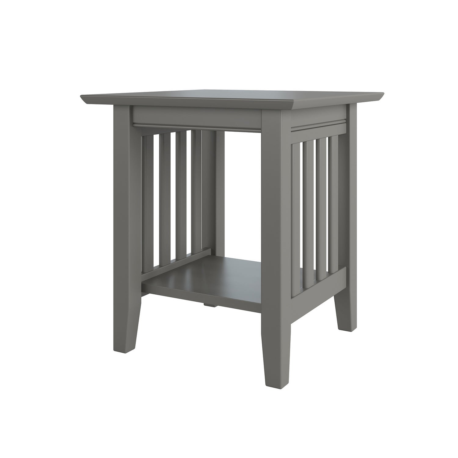 Copper Grove Urumaco Solid Dark Grey End Table - Mycitystee
