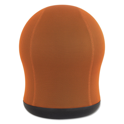 Safco Zenergy Swivel Ball Chair， Backless， Supports Up to 250 lb， Orange Seat， Black Base (4760OR) - Mycitystee