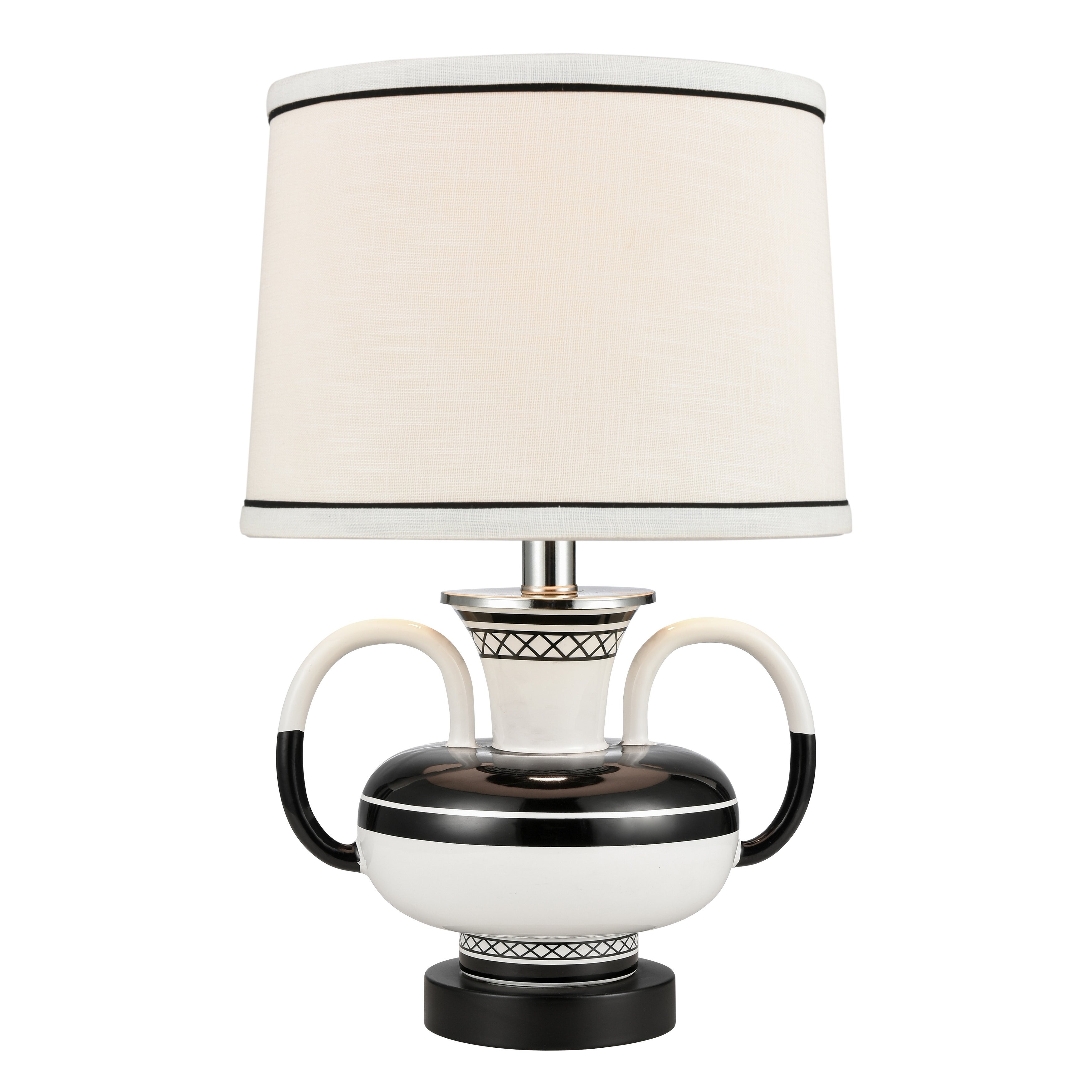 Luxor Gardens 18'' High 1-Light Table Lamp - White - Mycitystee