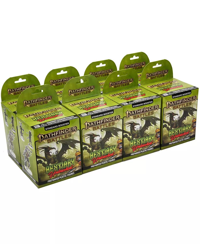 Pathfinder Battles Bestiary Unleashed Brick Set 20 8 Piece Boosters Prepainted Miniatures Set - Mycitystee