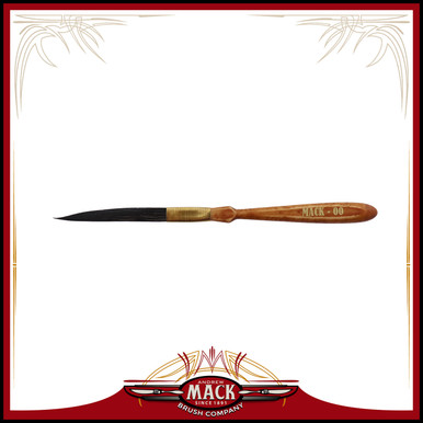Andrew Mack STR8LINES Synthetic Squirrel Pinstriping Brush Size 00 - Mycitystee
