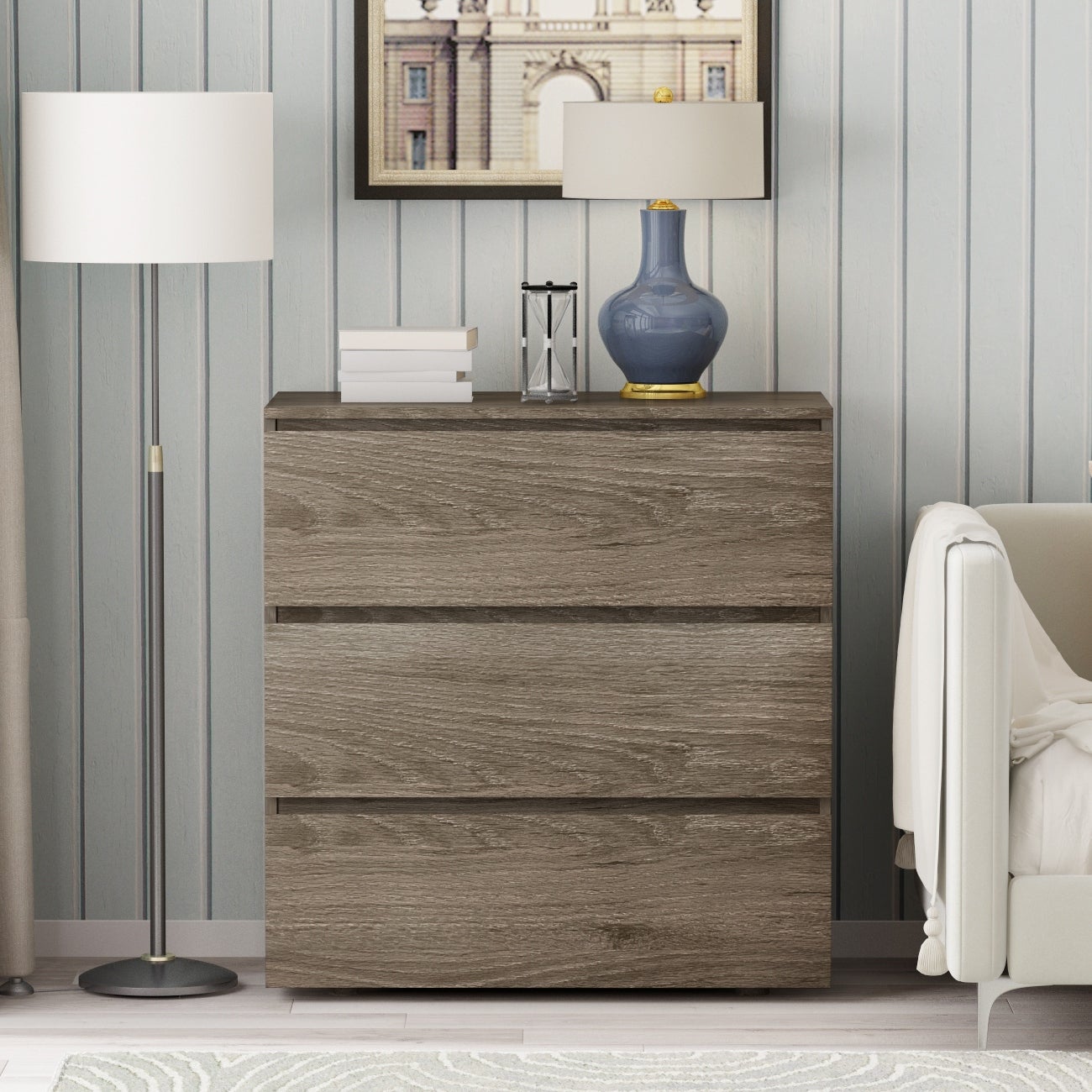 Premium Space Saving 3-Drawer Wooden Chest by Kerrogee - - 35523711 - Mycitystee