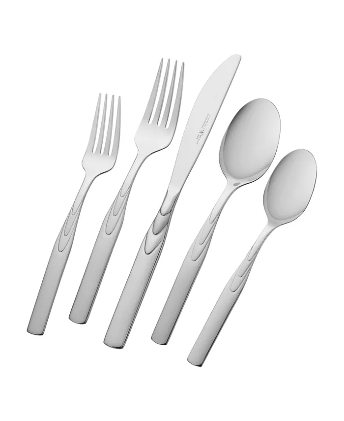 J.A. Henckels Zwilling Rapture 18 10 Stainless Steel 45-Piece Flatware Set， Service for 8 - Mycitystee