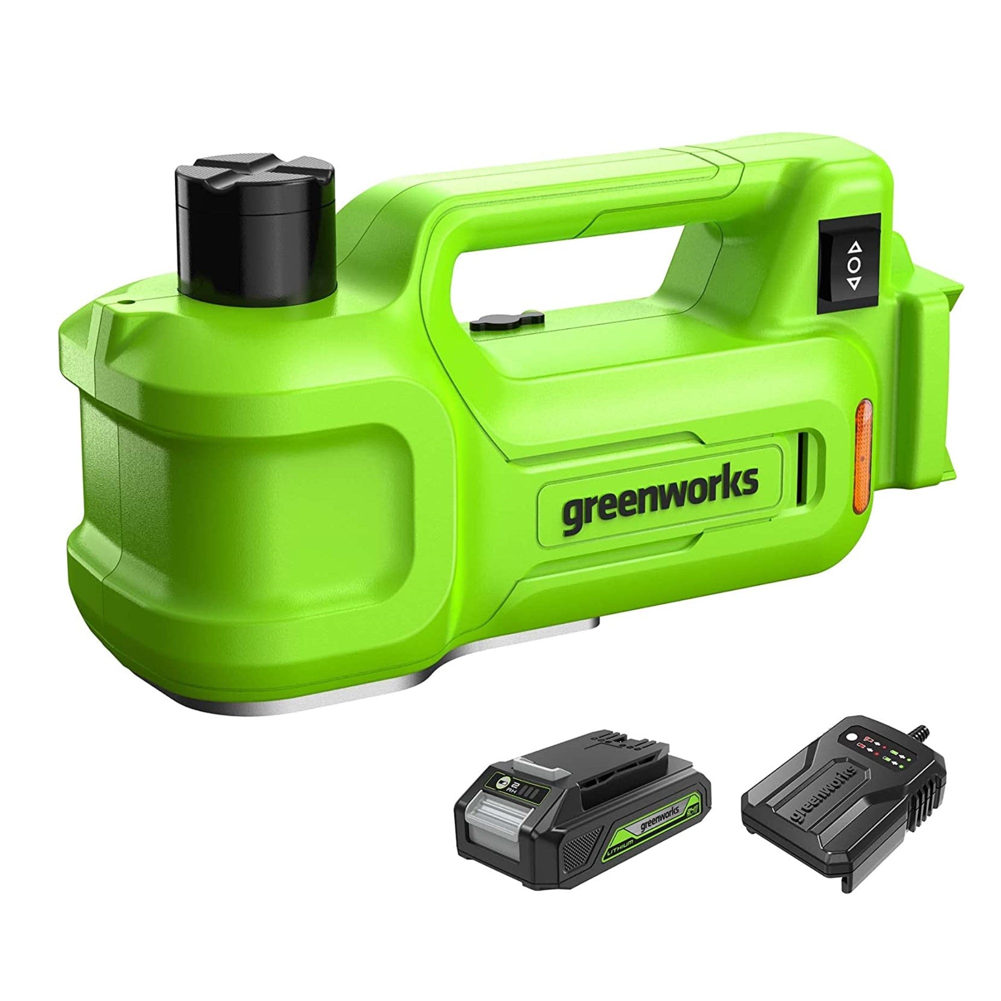 24V Cordless Battery Car Jack w/ 2.0Ah Battery  Charger - Mycitystee