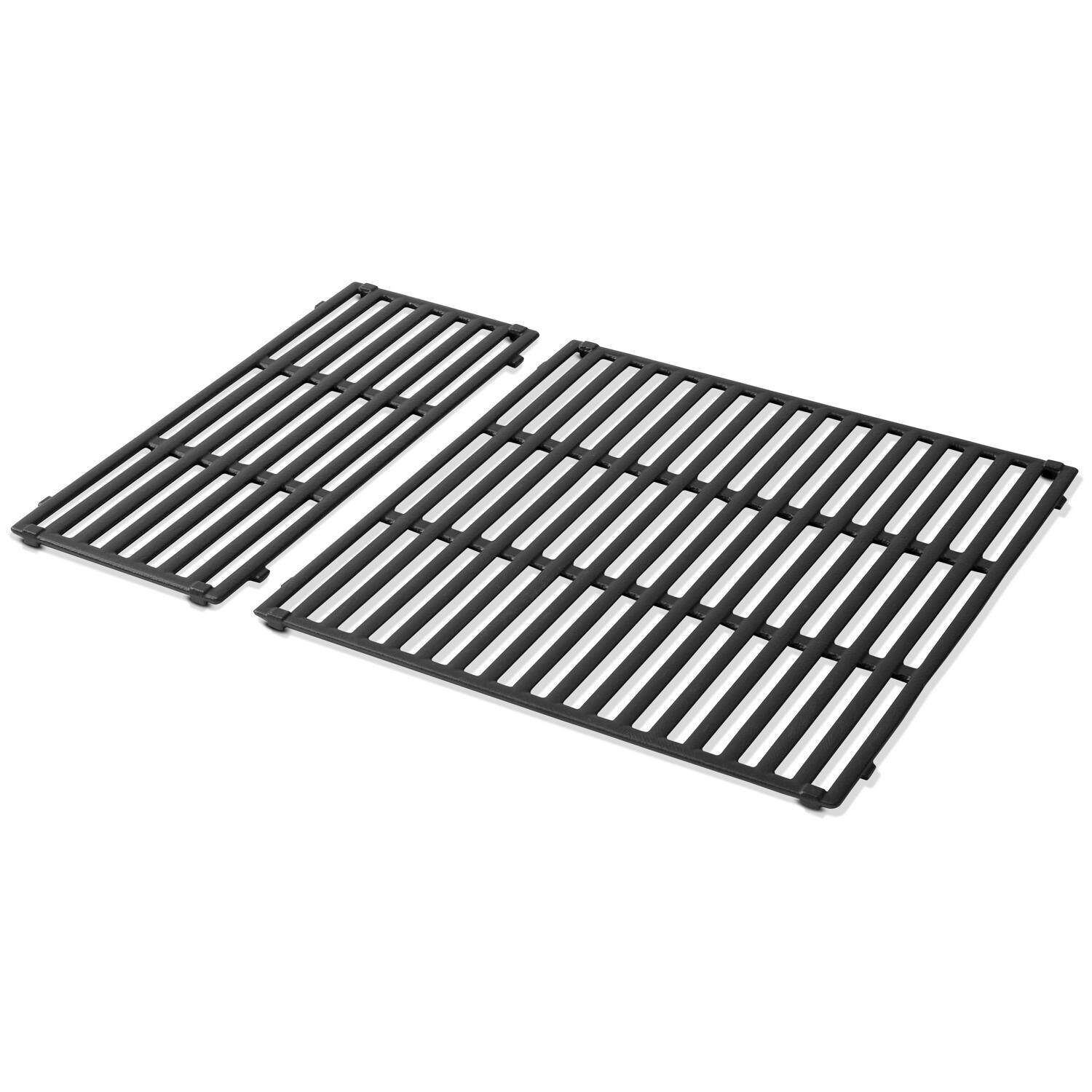 Weber CRAFTED Porcelain-Enameled Cast Iron Cooking Grates For Spirit 3-Burner Gas Grills and SmokeFire EX4 Pellet Grills - Mycitystee