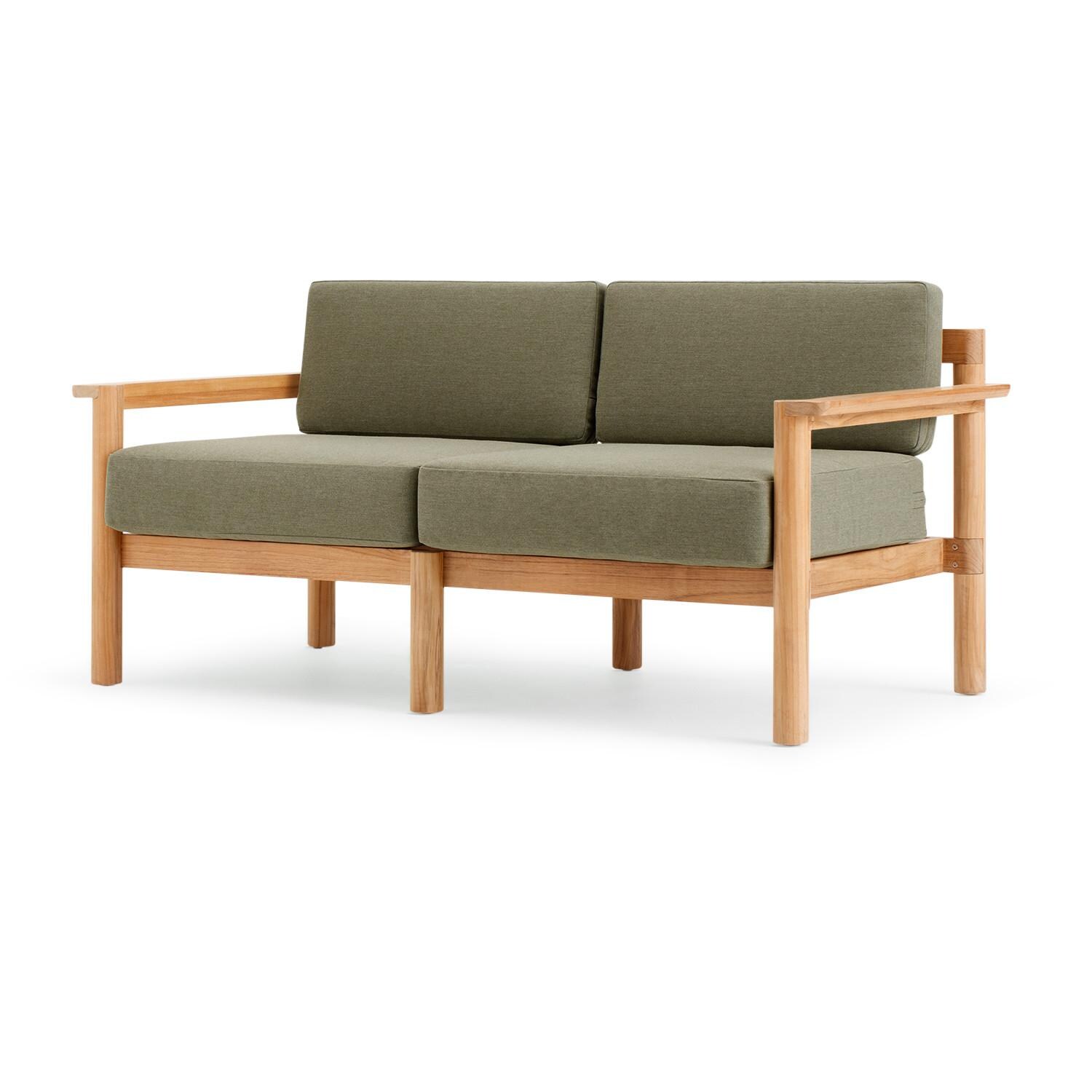 Neighbor Loveseat W/ Teak Arms - Mycitystee