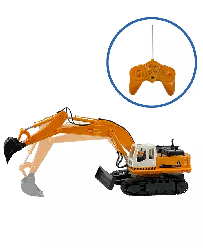 Big Daddy Channel 11 Shovel Digging Excavator with Low Push Bar - Mycitystee