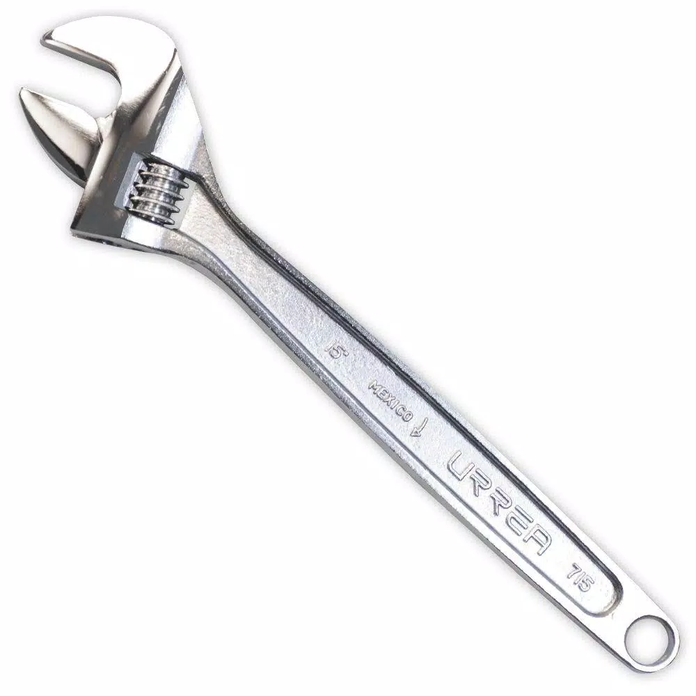 URREA 6 in. Long Chrome Adjustable Wrench and#8211; XDC Depot - Mycitystee