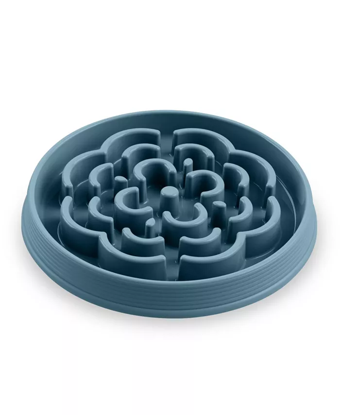 TarHong Slow Chow Medallion Large Feeder， Teal， 13