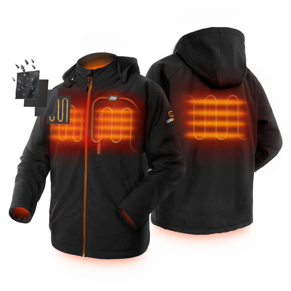 GEARWRENCH Mens Black Heated Hooded Jacket Kit Medium GMJO-01A-BK04 from GEARWRENCH - Mycitystee