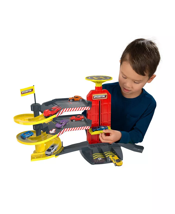 Speedsterz City Park Drive Garage Play Set - Mycitystee