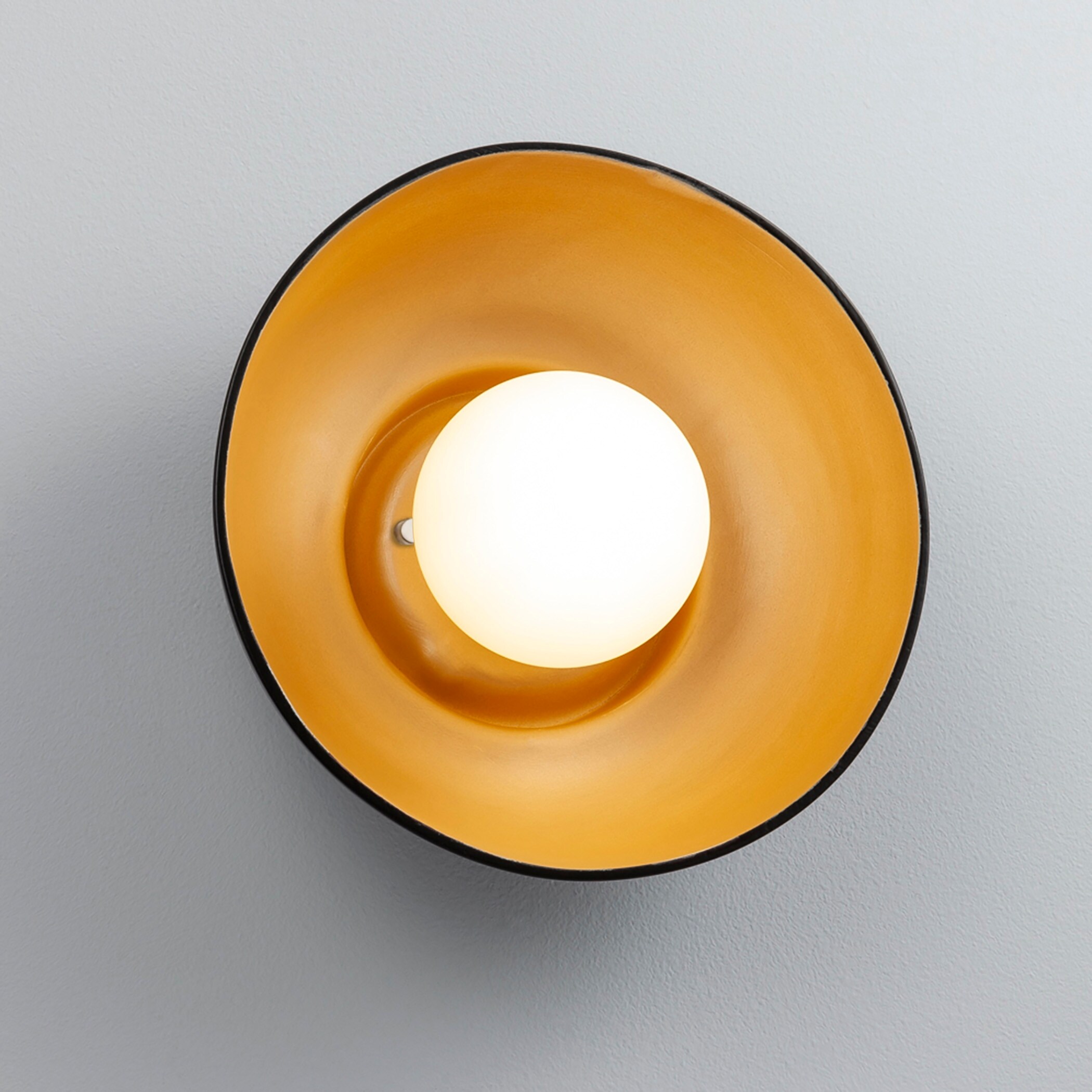 Justice Design Group Ceramic Coupe Wall Sconce - Mycitystee