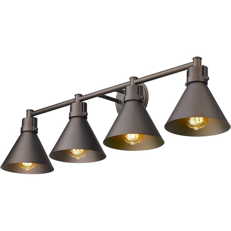 4-Light Bathroom Light Fixtures， Farmhouse Vanity Light - Mycitystee
