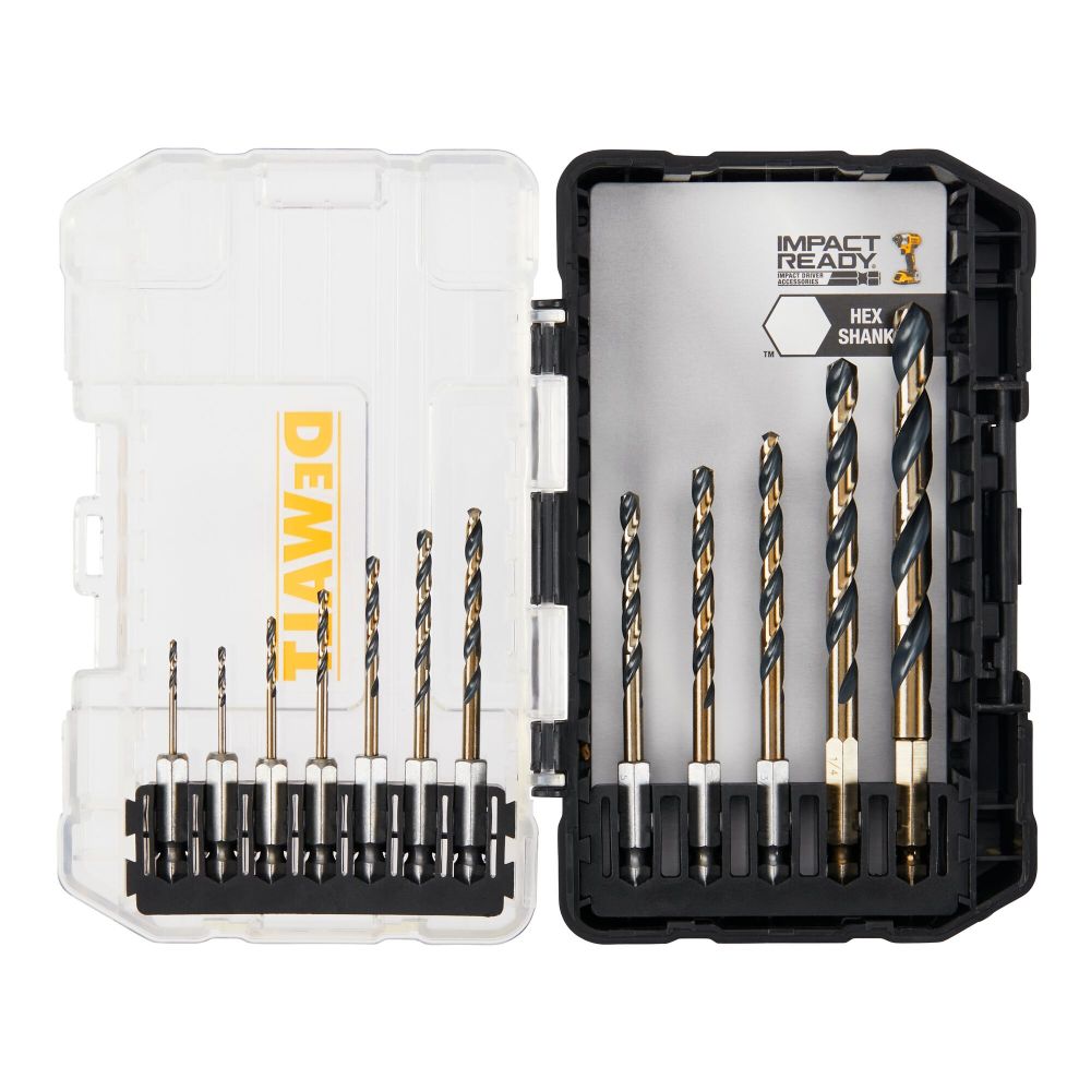 DEWALT BLACK and GOLD IMPACT READY Metal Drill Bit 12pc Set DWAH1182 from DEWALT - Mycitystee