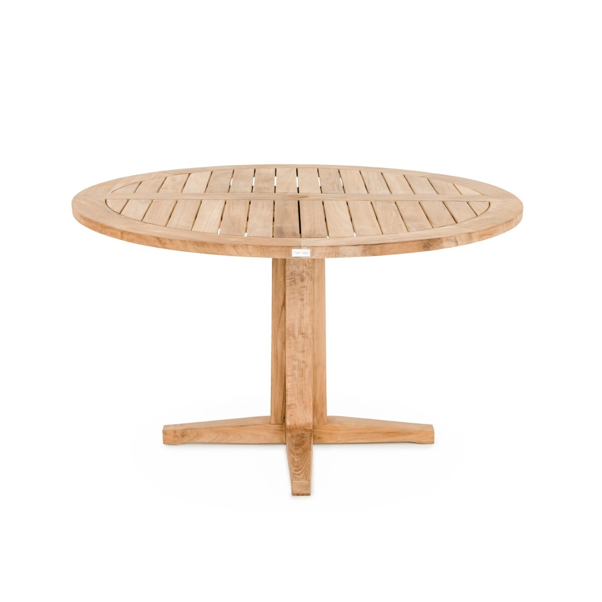 Signature Wistow Lane 55 Inch Round Teak Patio Dining Table - Mycitystee