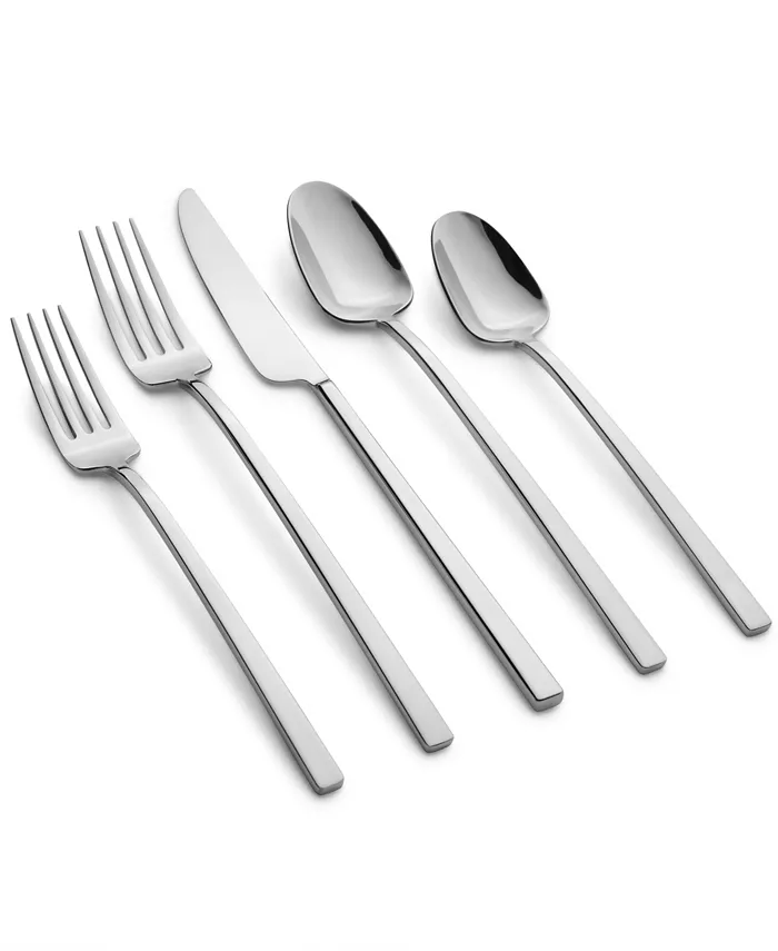 Cambridge Silversmiths Damaris Mirror Flatware Set， 20 Piece - Mycitystee