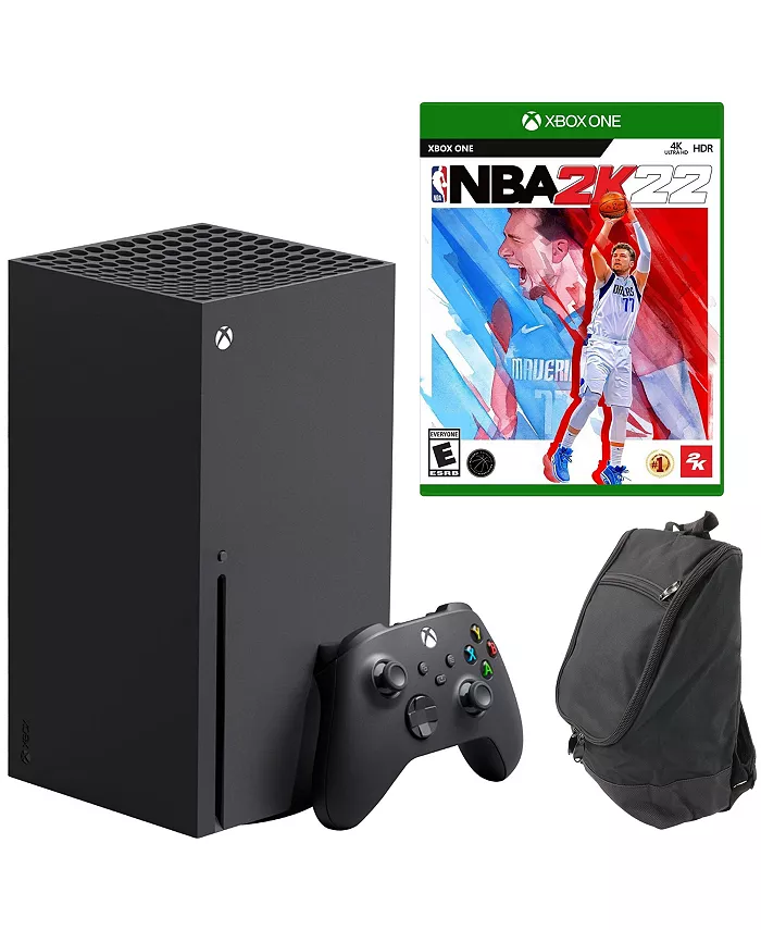 Xbox Series X Console with NBA 2K22 Game and Carry Bag - Mycitystee