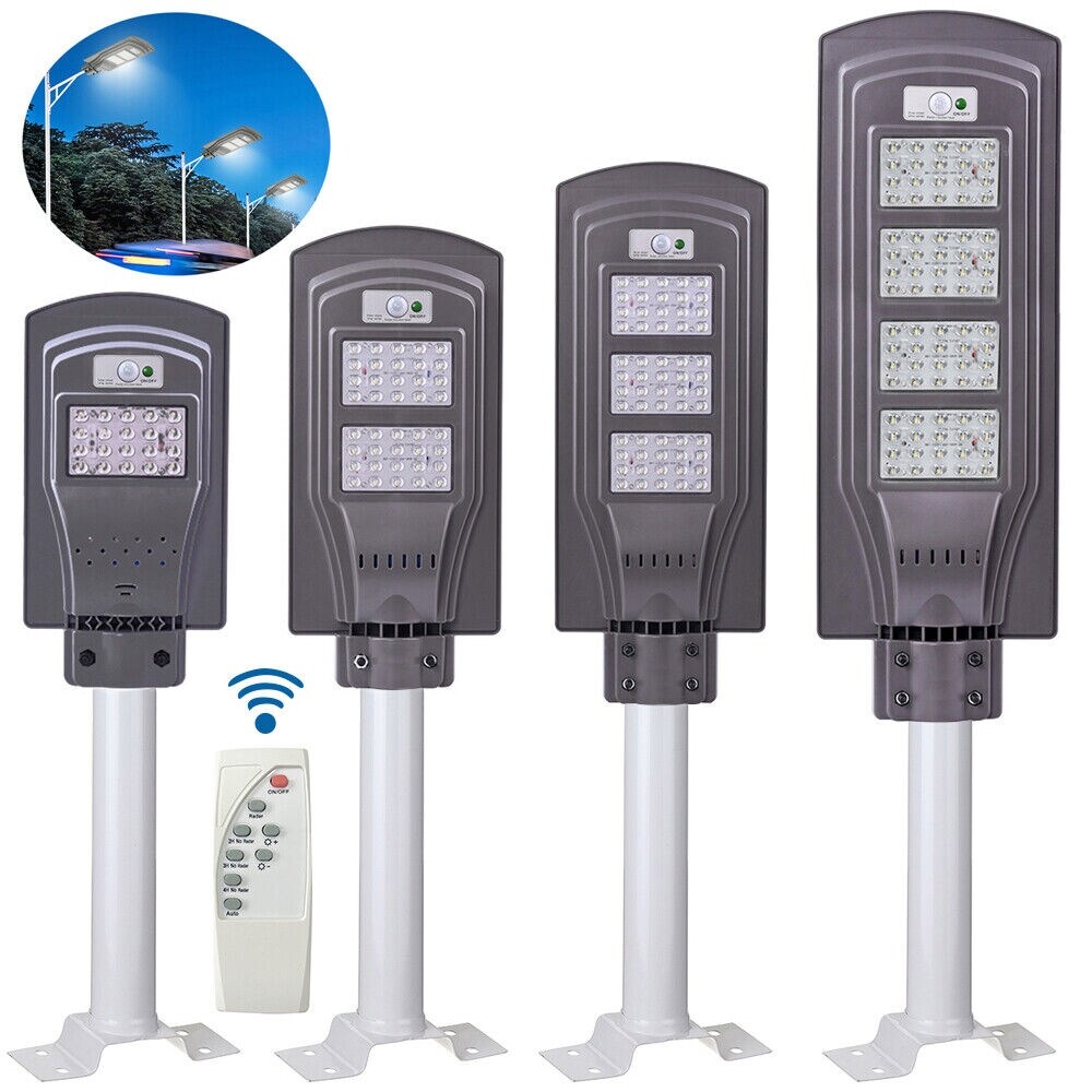 LED Solar Street Light Outdoor Flood Light Dusk to Dawn Security Light - Mycitystee