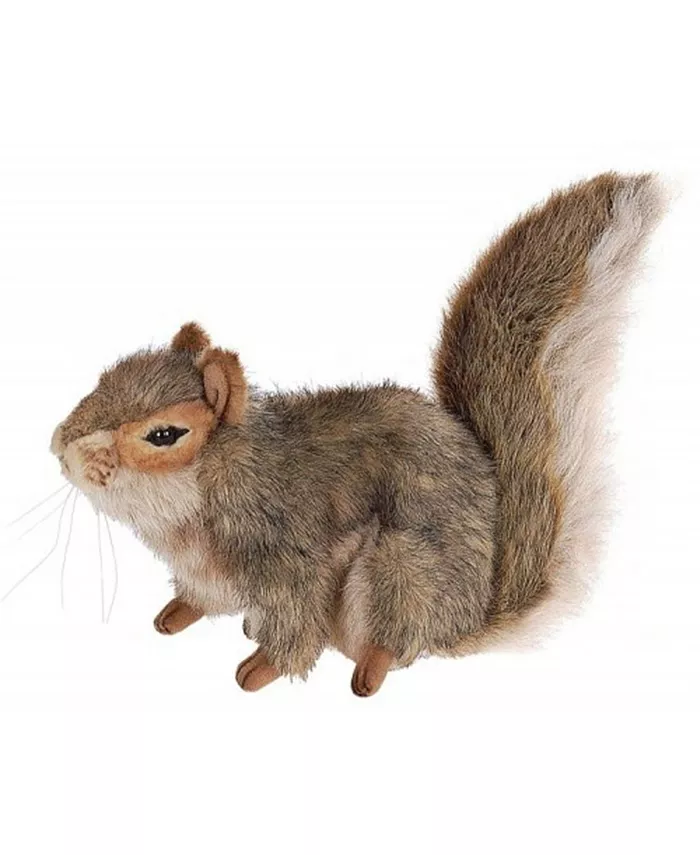 First and Main Hansa Sitting Squirrel Plush Toy - Mycitystee