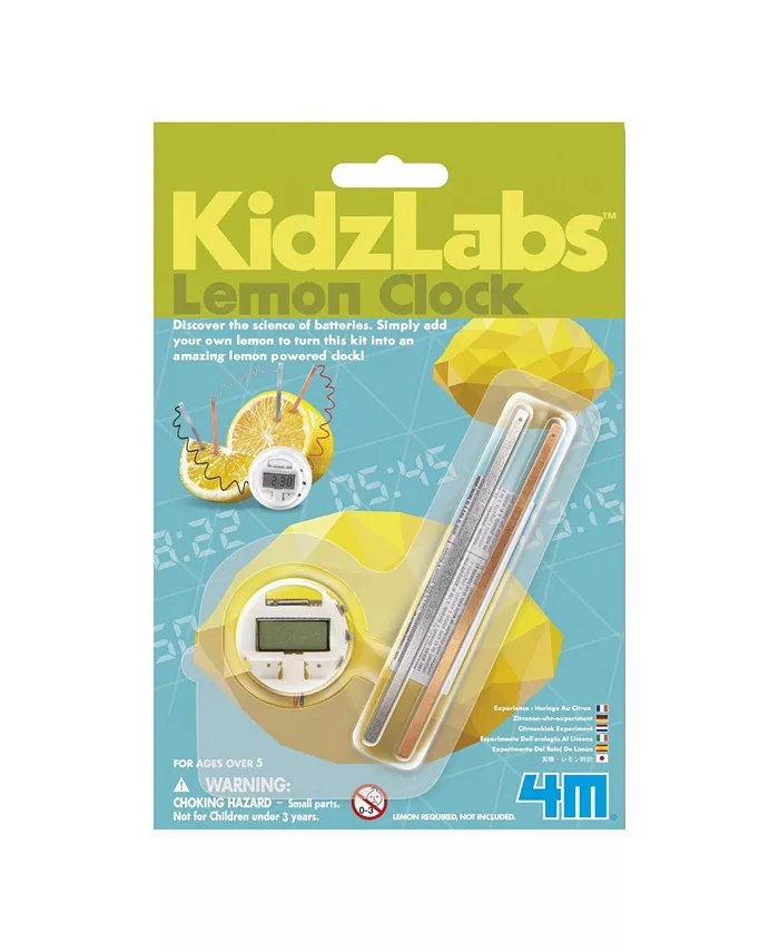 Redbox 4M Kids Labs Lemon Clock Science Kit - Mycitystee