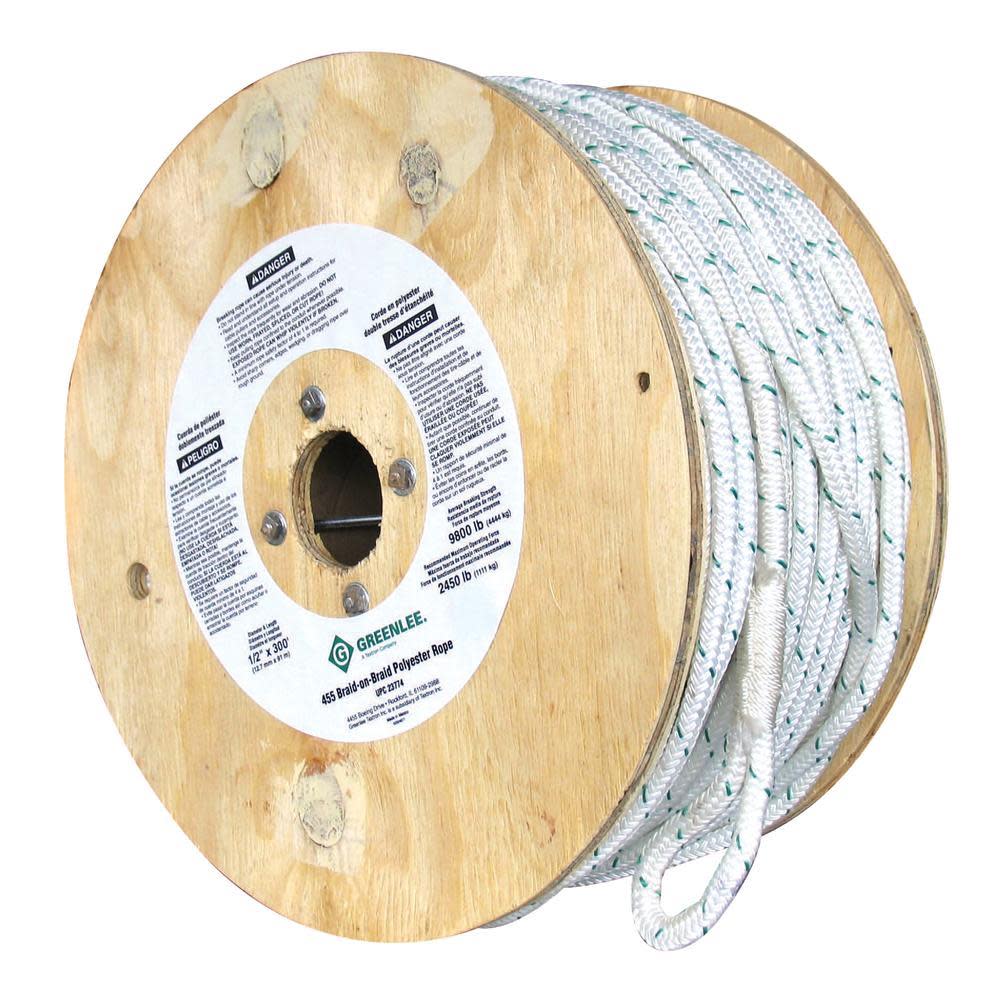 Greenlee Poly Braid Rope 1/2 x 300 - Mycitystee