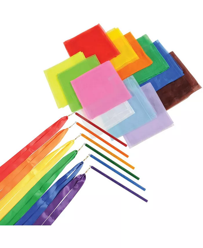 Kaplan Early Learning Scarves and Ribbons Movement Set - Mycitystee