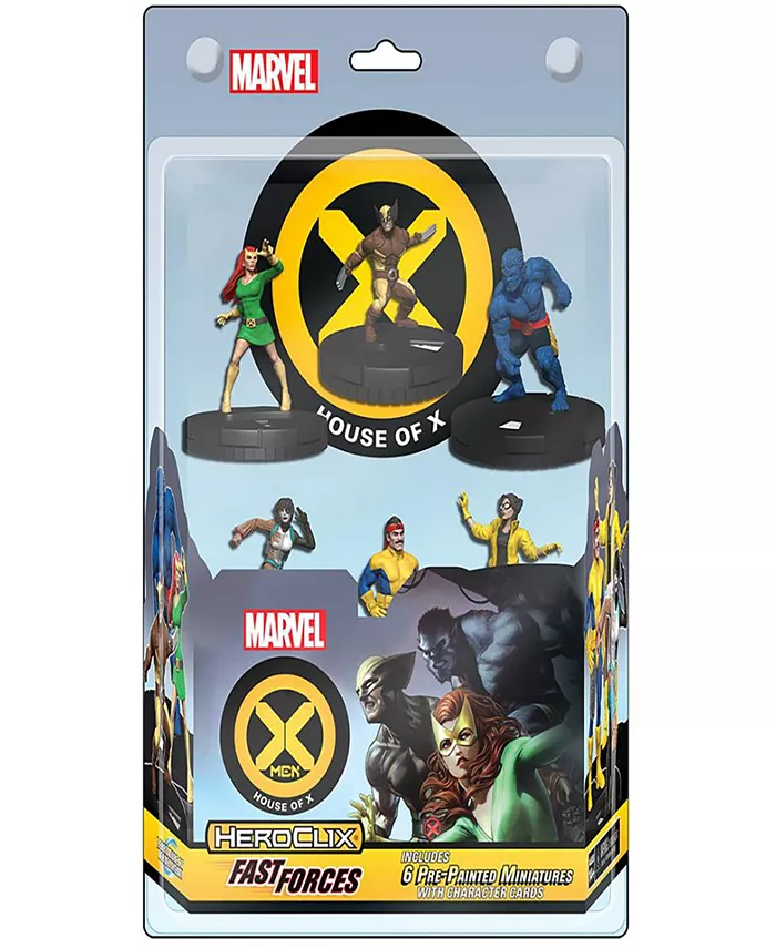 WizKids Games Marvel HeroClix X-Men House of X Fast Forces 6 Miniatures Character Cards Role Playing Game - Mycitystee