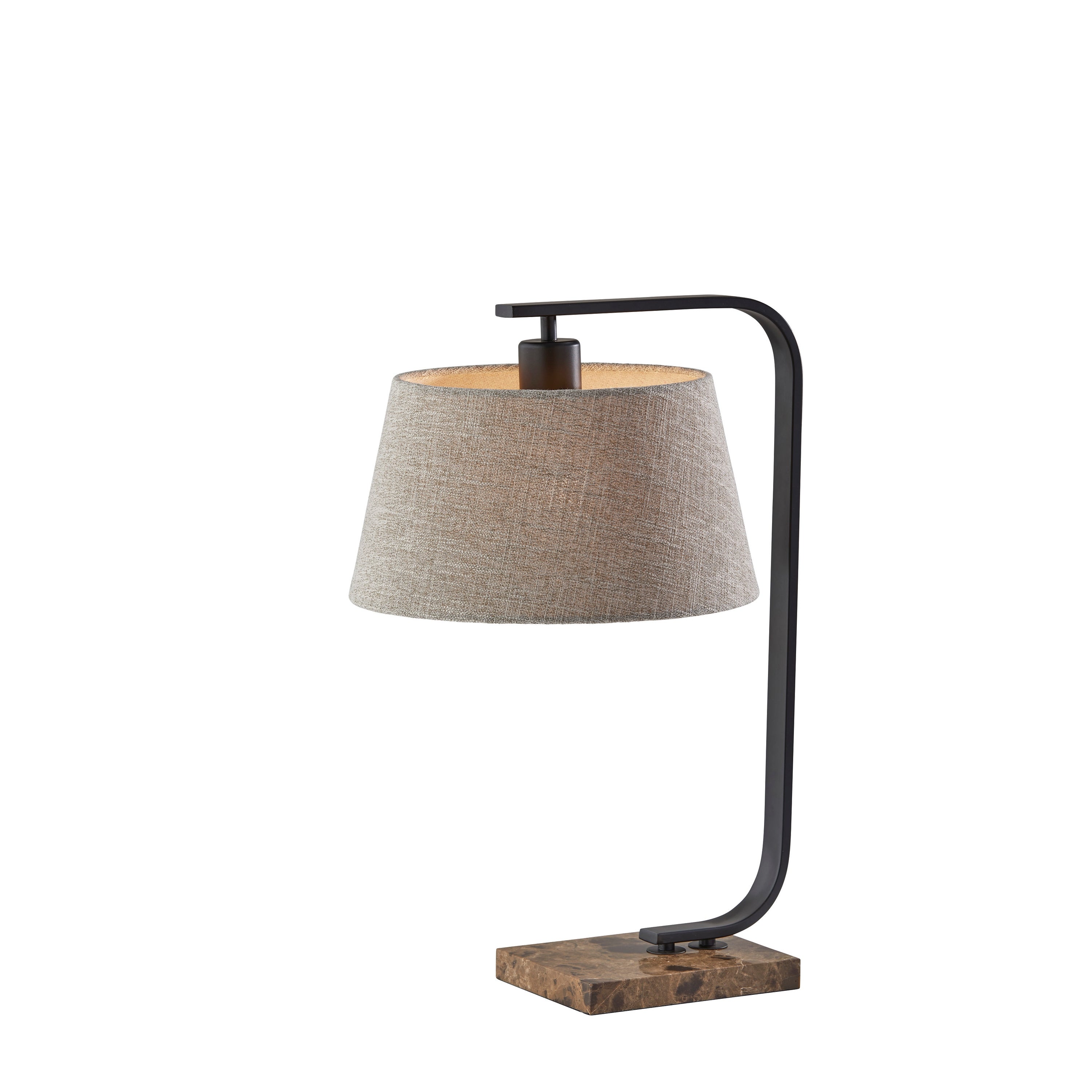 Adesso Bernard Matte Black Table Lamp - Mycitystee