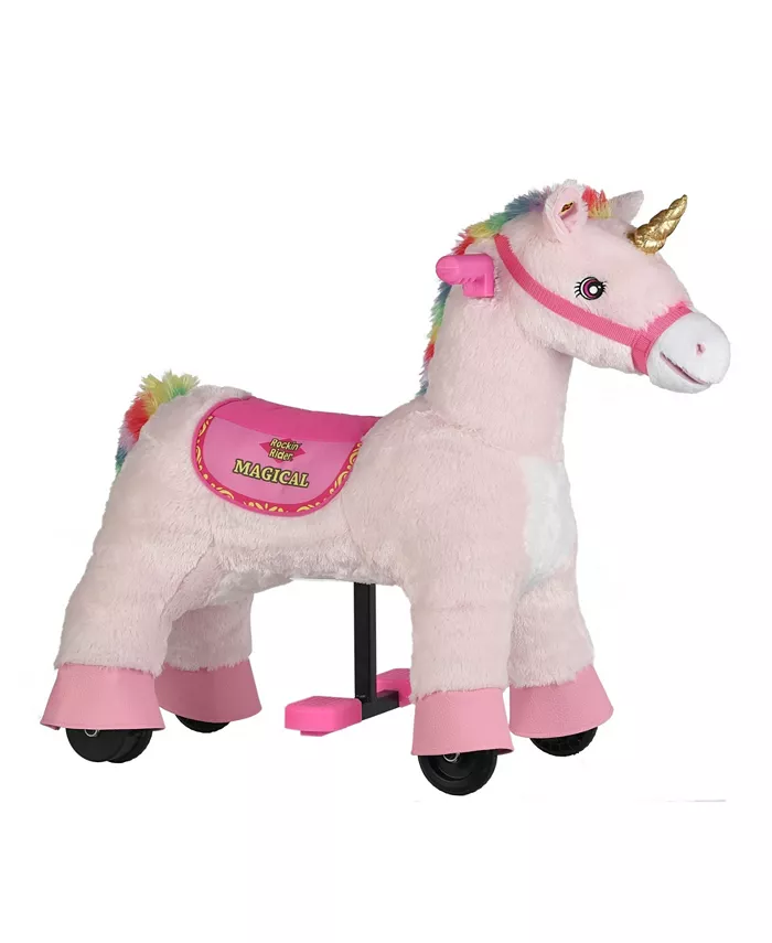 Rockin' Rider Magical 6 Volt Ride-On Unicorn - Mycitystee