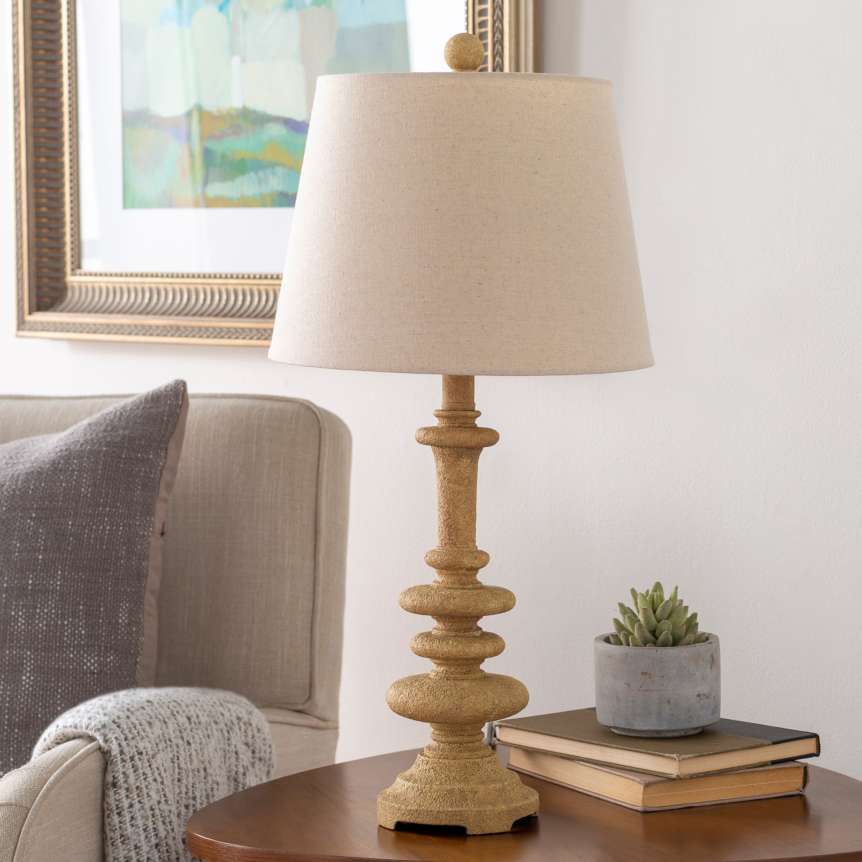 Artistic Weavers Kiki Candlestick Traditional Table Lamp - 24