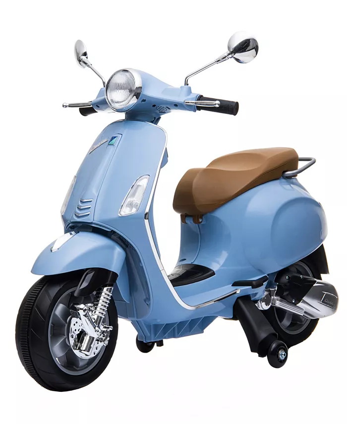 Blazin' Wheels Blazin Wheels 801BL 12V Vespa GTS Super Sport Blue Scooter - Mycitystee
