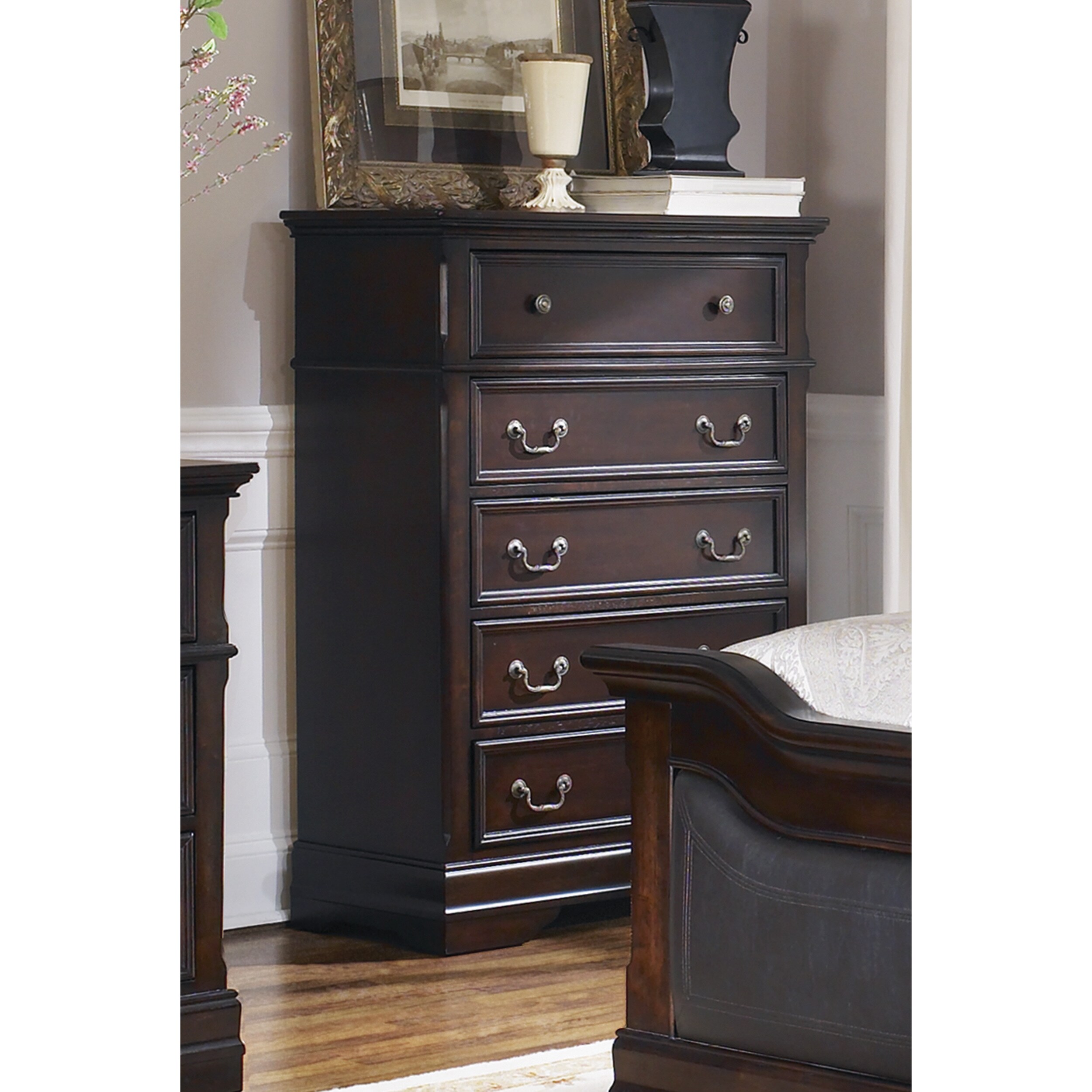 Coaster Furniture Cambridge Cappuccino 5-drawer Rectangular Chest - - 12512890 - Mycitystee