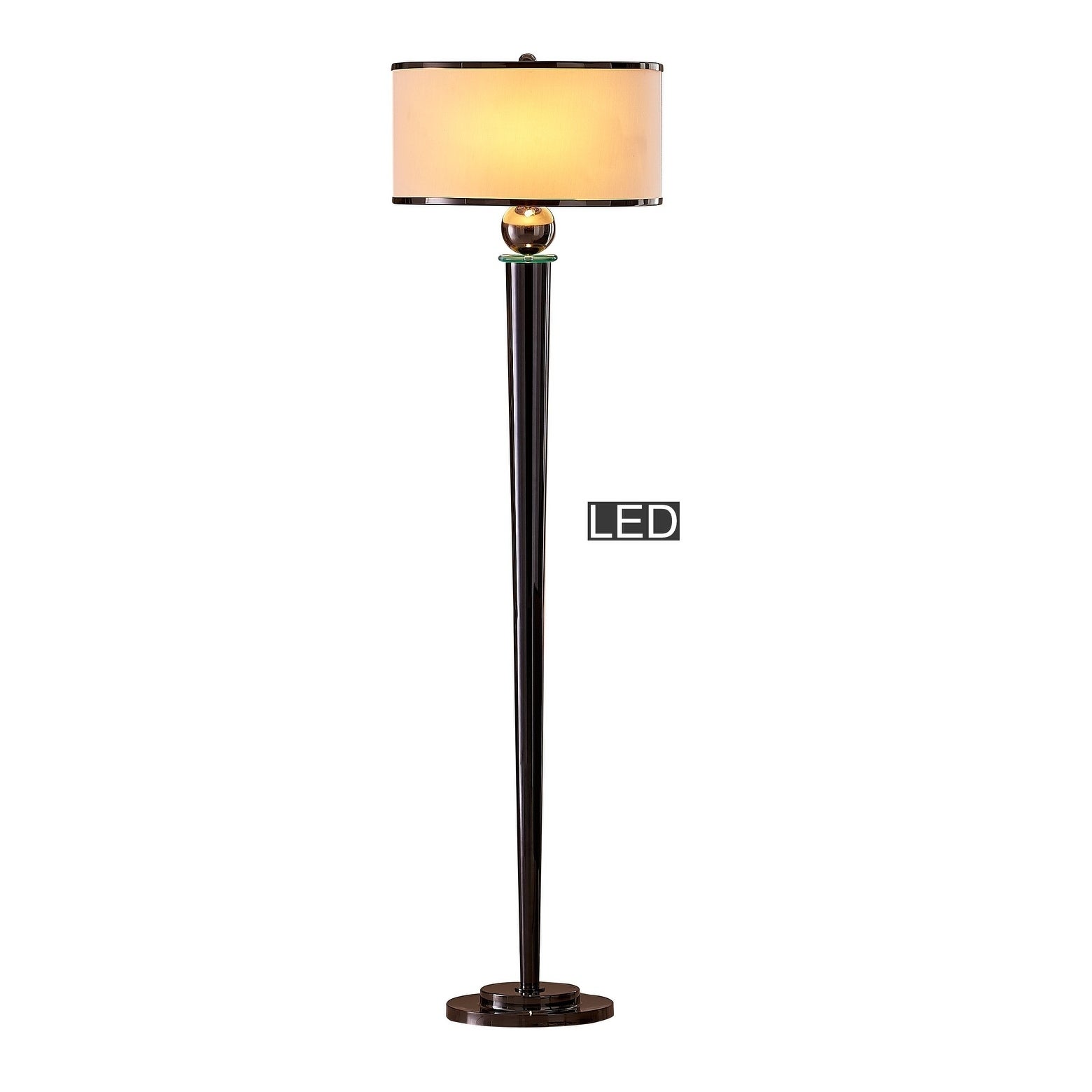 Artiva USA Venetian LED Floor Lamp， 63， Jet Black - Mycitystee