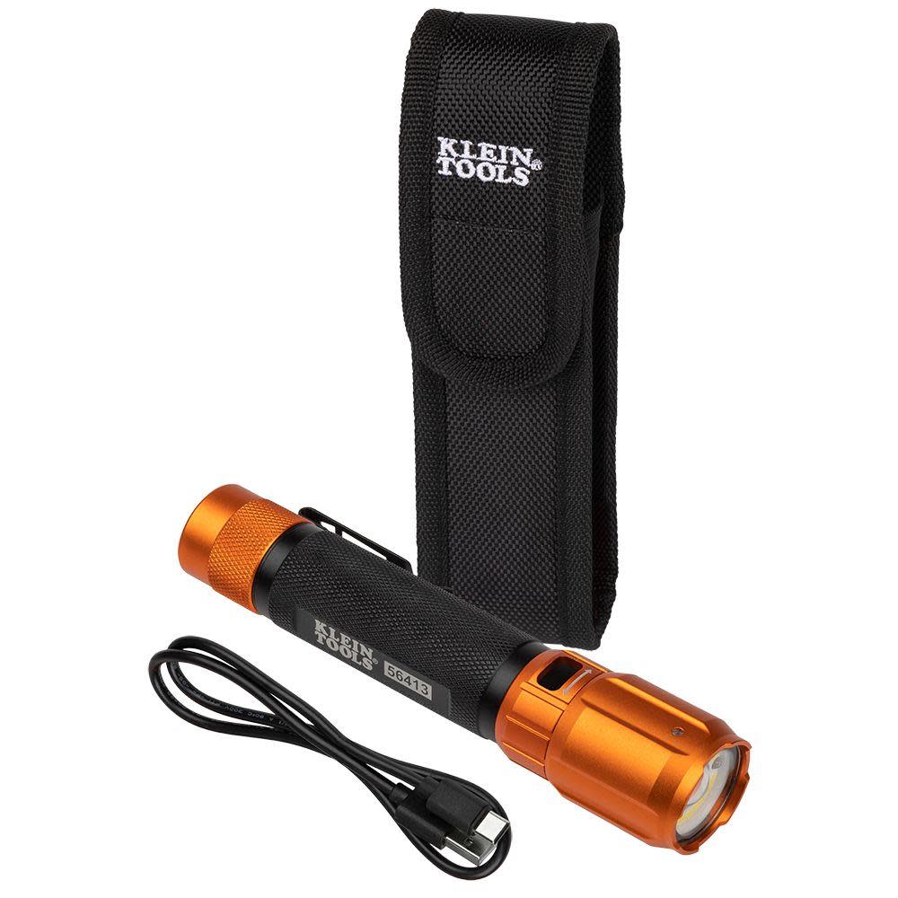 Klein Tools 2 Color LED Flashlight Rechargeable 56413 from Klein Tools - Mycitystee