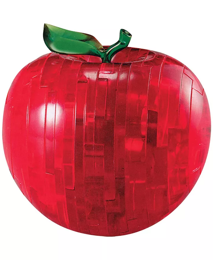 Areyougame 3D Crystal Puzzle - Apple Red - 44 Piece - Mycitystee