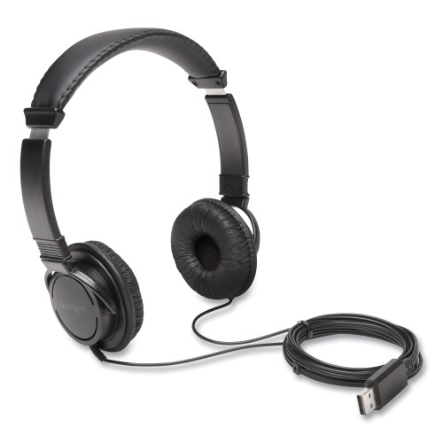 Kensington Hi-Fi Headphones， 6 ft Cord， Black (K97600WW) - Mycitystee