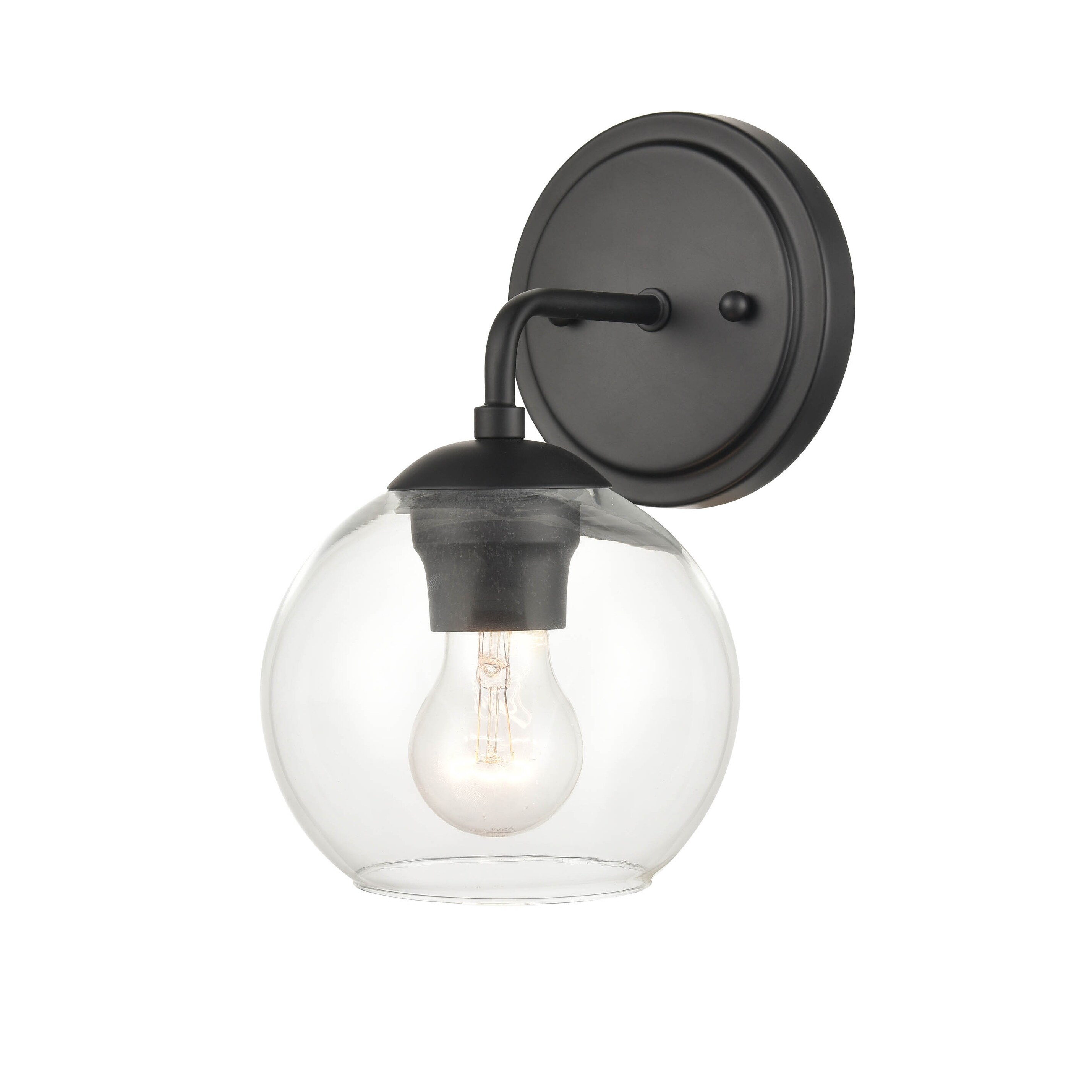 Millennium Lighting 1 Light Bathroom Wall Sconce with Clear Glass Shade - Mycitystee