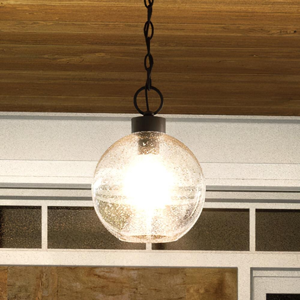 Luxury Contemporary Outdoor Pendant Light， 13.75