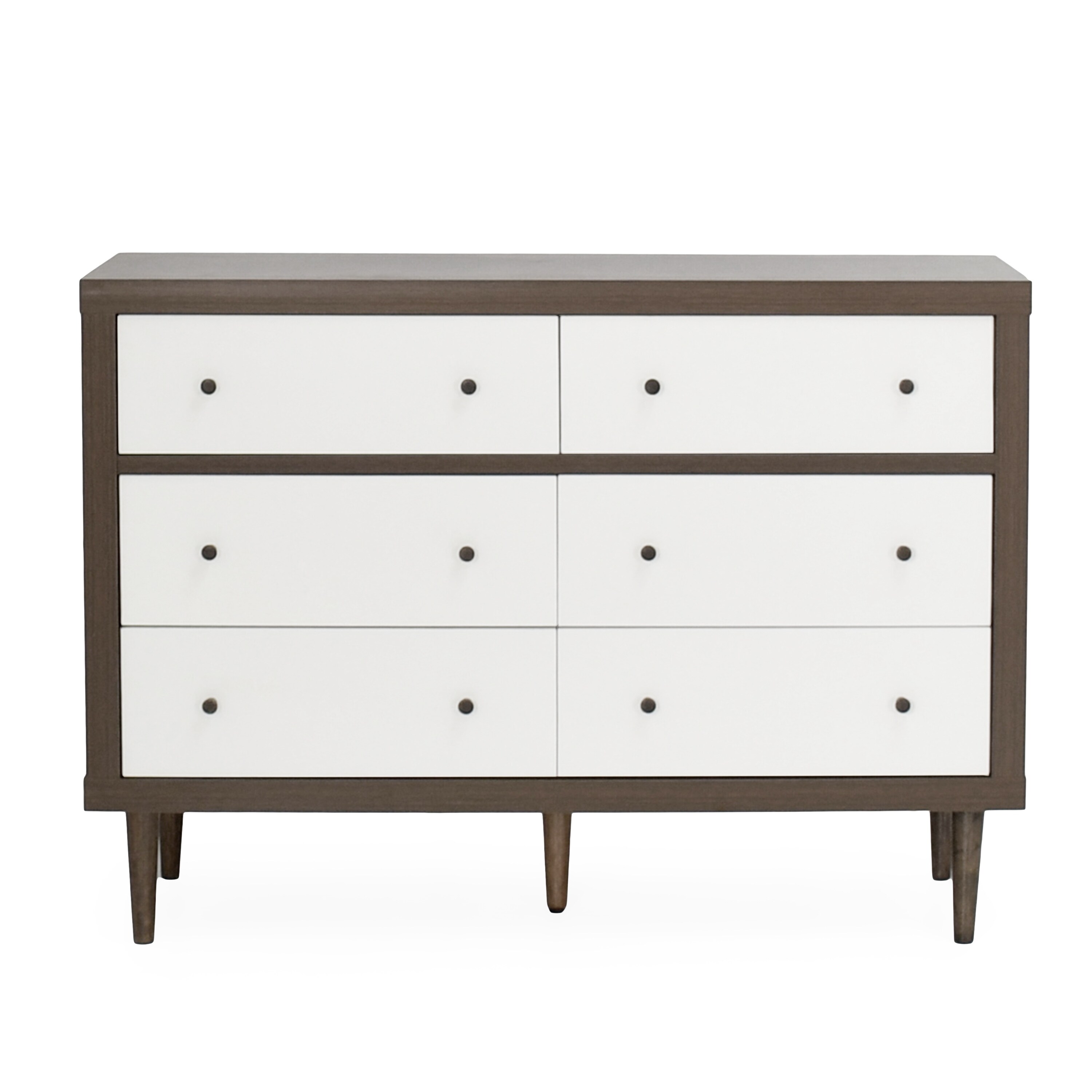 Nystrom Mid Century Modern 6 Drawer Double Dresser by Christopher Knight Home - - 37827513 - Mycitystee