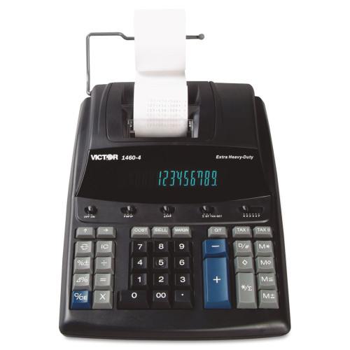 Victor 1460-4 Extra Heavy-Duty Printing Calculator， Black/Red Print， 4.6 Lines/Sec - Mycitystee