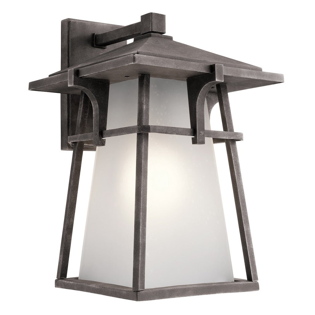 Kichler Lighting Beckett Collection 1-light Weathered Zinc Outdoor LED Wall Lantern Shopping - The Best Deals on Outdoor Wall Lanterns | 25755637 - Mycitystee