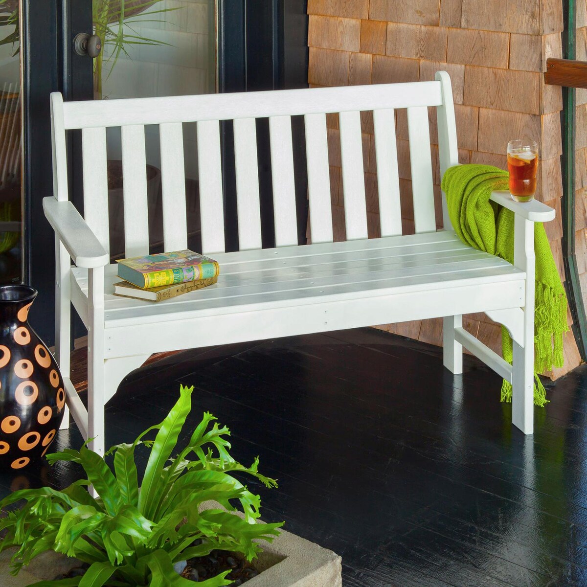 POLYWOOD Vineyard 48-Inch Bench - Mycitystee