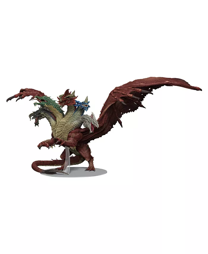 WizKids Games Dungeons and Dragons Icons of the Realms Aspect of Tiamat 5 Headed Dragon Painted Miniature - Mycitystee