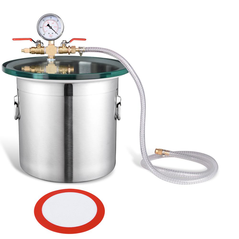 3-Gal Vacuum Degassing Chamber Stainless Steel - Mycitystee
