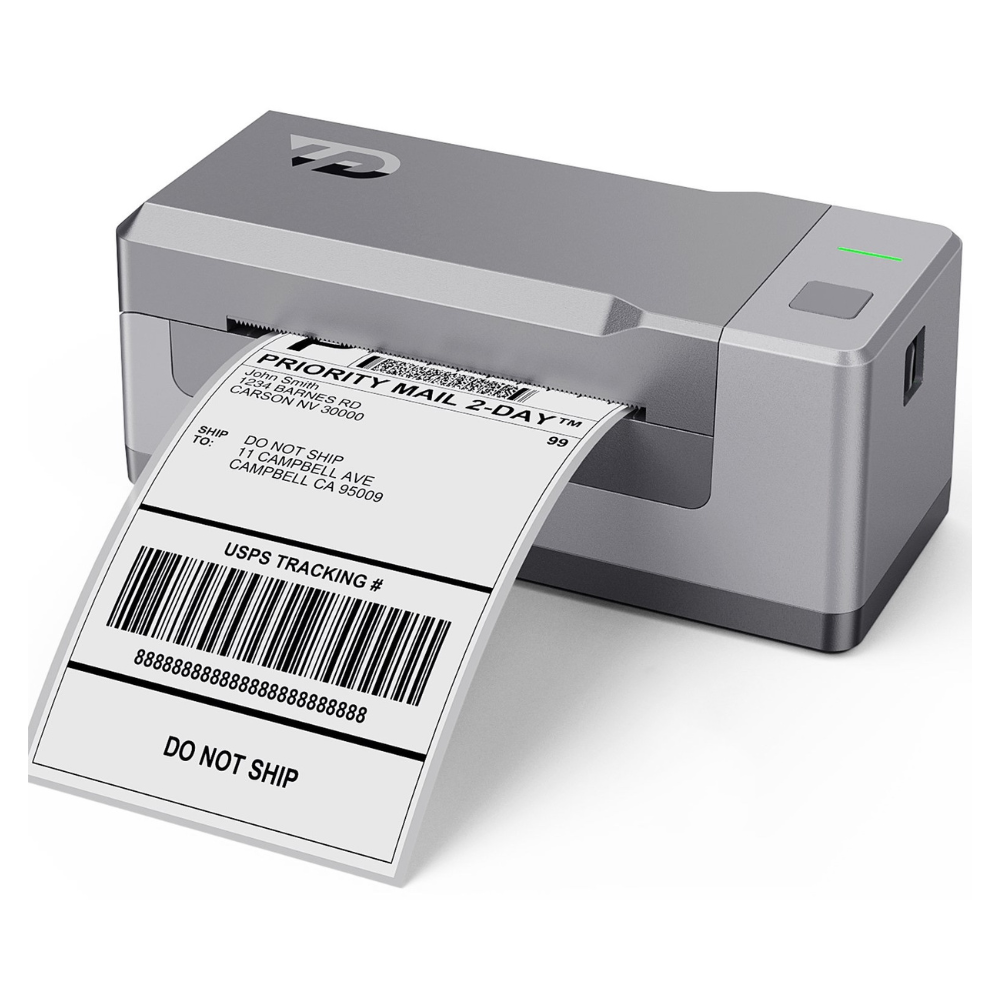Tordorday Bluetooth Thermal Shipping Label Printer for 4×6 (RH40BT-SG) - Mycitystee