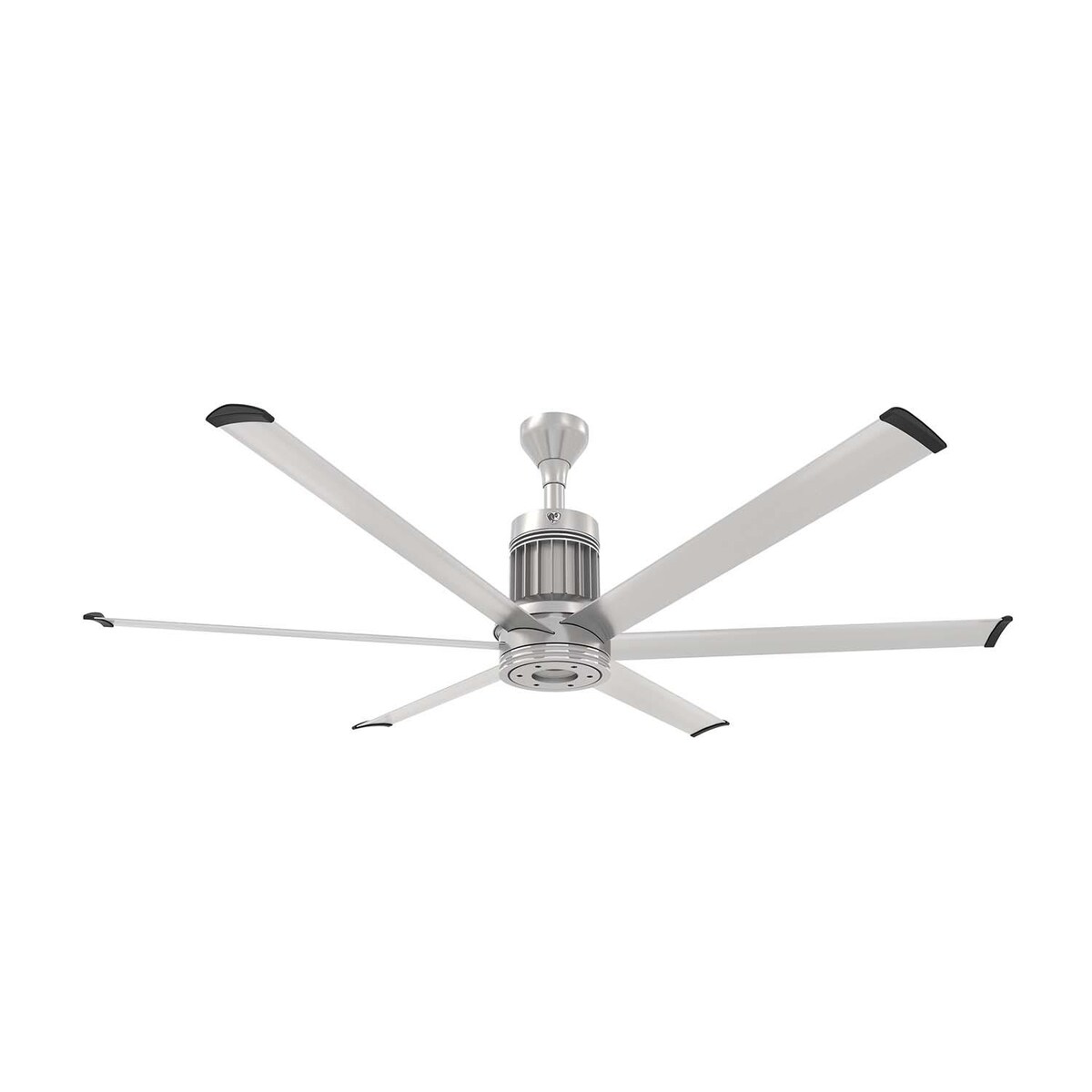 72-Inch i6 Ceiling Fan Universal Mount W/6-Inch Ext Tube Brushed Silver by Big Ass Fans - Mycitystee
