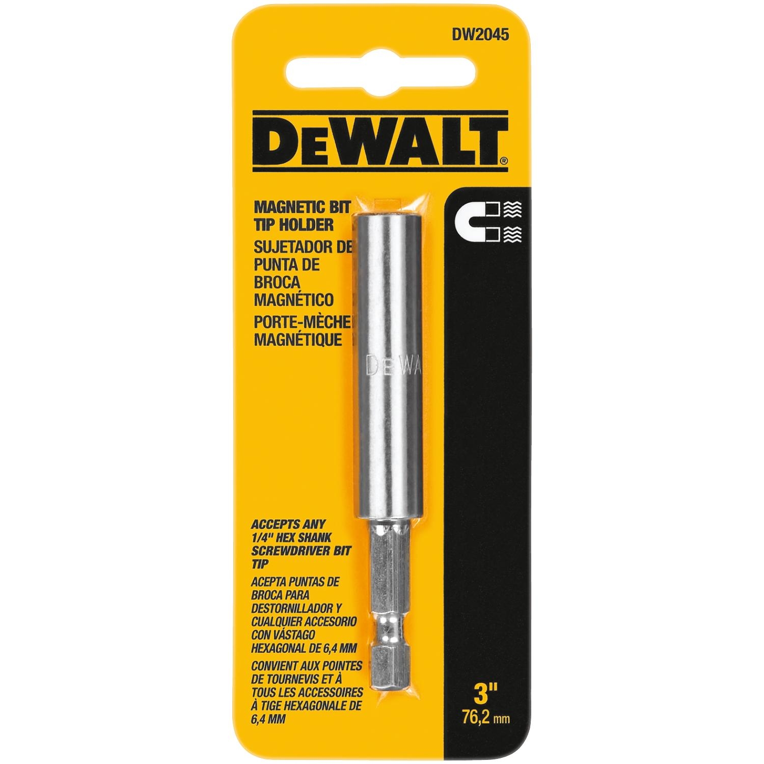DeWalt 1/4 in. X 3 in. L Screwdriver Bit Holder Heat-Treated Steel 1 pc - Mycitystee